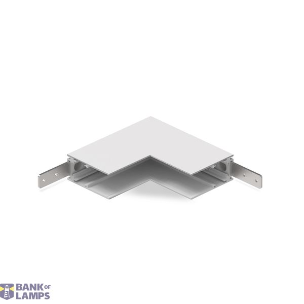 42012BB/W WHITE CORNER WALL TO WALL (IN) FOR 42001B/42002B image 1