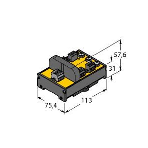 IP20 Junction Box with Short-Circuit Protection, 4-Channel FOUNDATION Fieldbus and PROFIBUS-PA   JRBS-40DC-4RV image 1