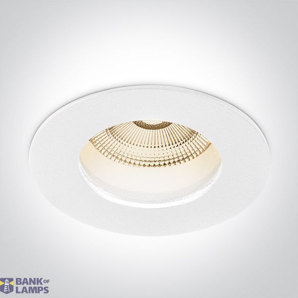 WHITE 6,5W CCTV IP65 230V DARK LIGHT image 1