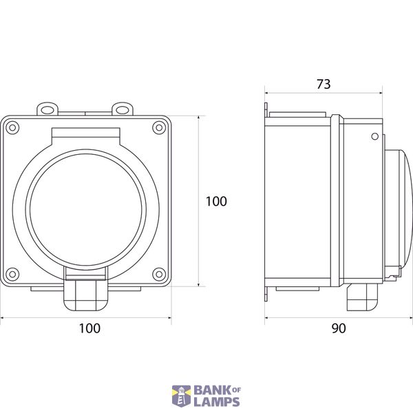 GHN IP66 Hermetic Socket image 2