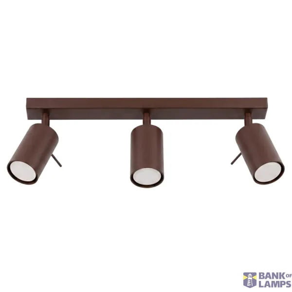 Ceiling lamp RING 3L brown image 1