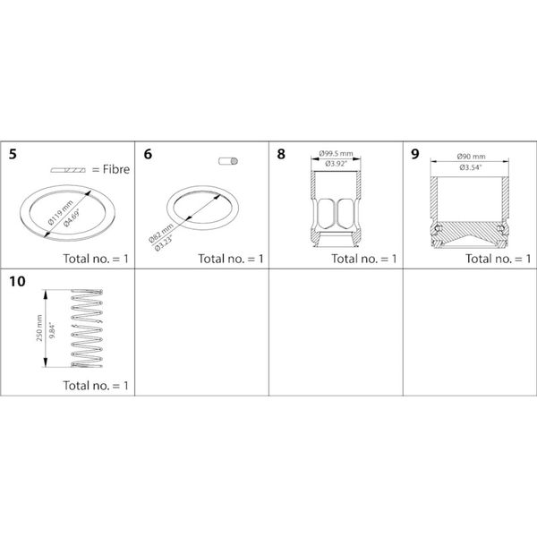 CHV Overhaul kit DN 100 image 1