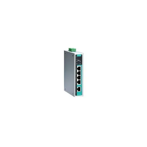 MOXA – EDS-G205A-4POE-T – Unmanaged Gigabit PoE switch with 4 PoE 101001000BaseT(X) ports image 1