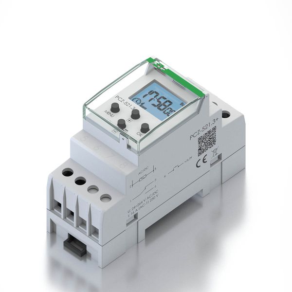 Weekly programmable timer, 1-channel - programmable via NFC, with backlight image 3