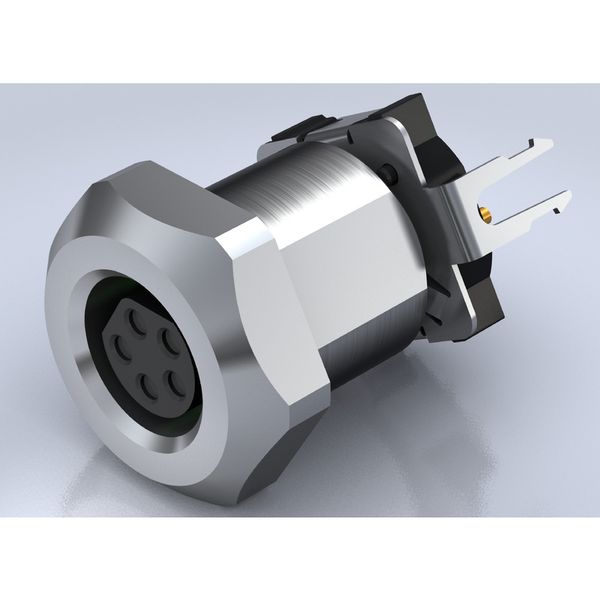 Built-in plugs, M8, Mounting thread: M10, Number of poles: 5, Strand / cable length: image 1