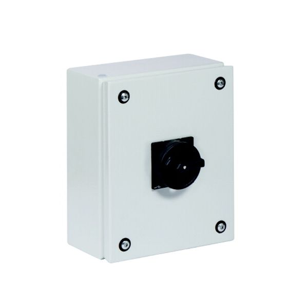 T3-3-15683/SE2/SVB-SW Main switch, T3, 32 A, surface mounting, 3 contact unit(s), 3 pole, 2 N/O, 1 N/C, STOP function, With black rotary handle and locking ring, Lockable i image 4