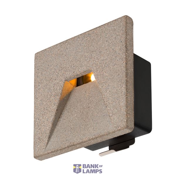 CONCRETO EL, recessed wall light grey, 3.2W, 45lm, 3000K image 1