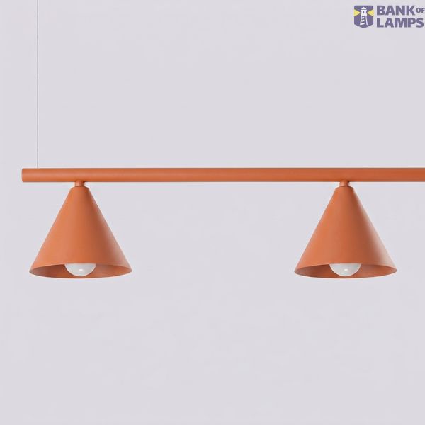 Chandelier NOX 4L red ochre image 3
