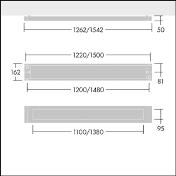 PUNCH 3 LRO MSP 5500-840 L12 HFIX E3 - Suspended LED luminaire image 3