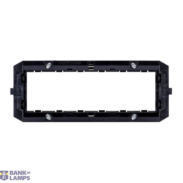 INSULATING SUPPORT TO INSTALL PLATES: PLAYBUS/PLAYBUS-YOUNG ON RECTANGULAR BOXES - 6 GANG - BLU - PLAYBUS image 3