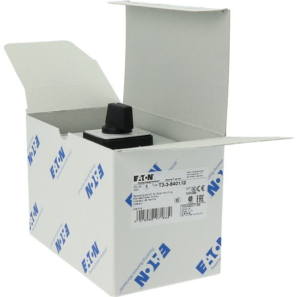T3-3-8401/I2 Reversing switches, T3, 32 A, surface mounting, 3 contact unit(s), Contacts: 5, 60 °, maintained, With 0 (Off) position, 1-0-2, Design number 8401 image 11