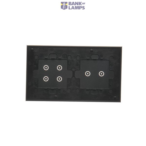 Double socket outlet with Schuko earthing, black matt, 16A image 2