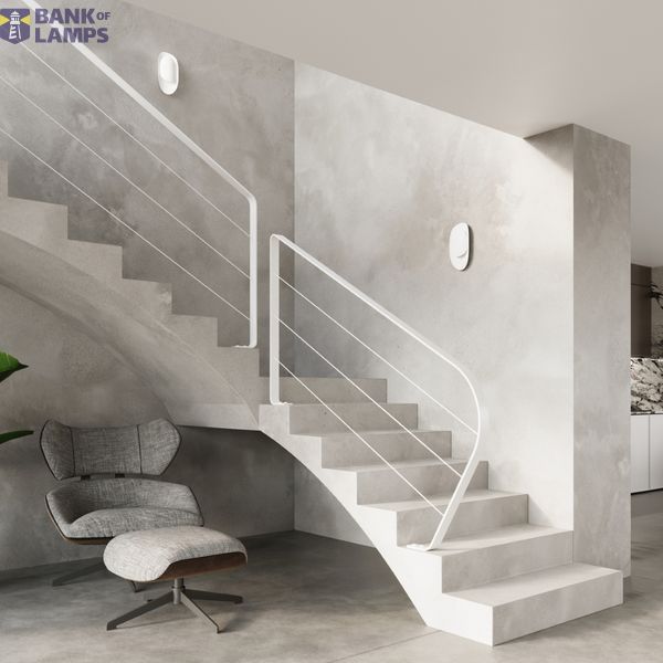 WALL LAMP TEAR WHITE GU10 1X40W IP20 image 7