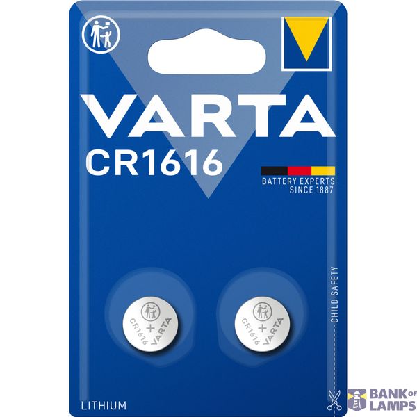 VARTA Lithium 6616 CR 1616 BL2 image 1