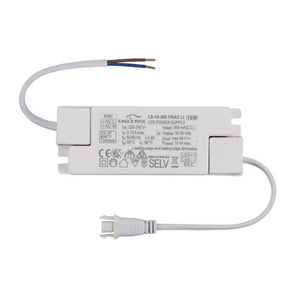 Dimmable driver Triac 15W, PF 0.9, ex image 1