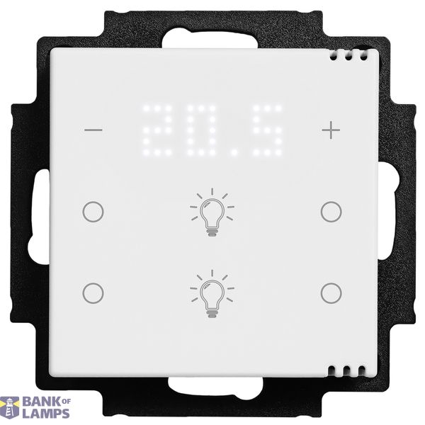 Off button, 6-cl., 2xtemp.,display.,4xlights.,in/out., climate/CO2 image 1