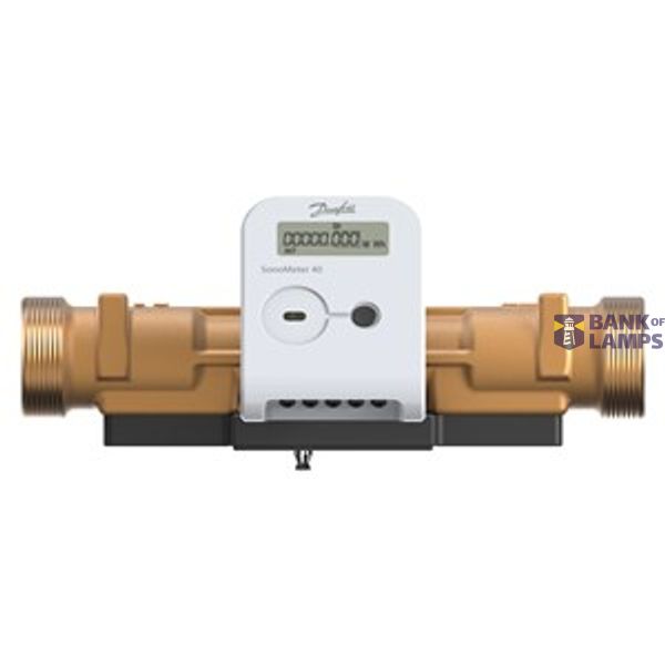 Energy meters, SonoMeter 40, 40 mm, qp [m³/h]: 10.0, Heating and cooling, mains, No integrated communication, RS485 ModBus image 1