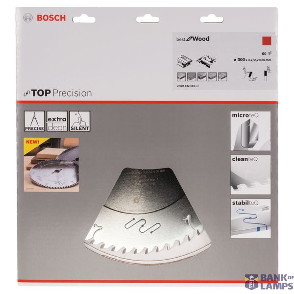 Top Precision Best for Wood circular saw blade 300 x 30 x 3,2 mm, 60 image 2