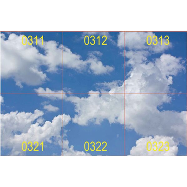 MODUS IB SKY, recessed into raster - modul 600, square A, LED 840,  non-dimmable driver, SKY 03, set of 6 pcs image 1