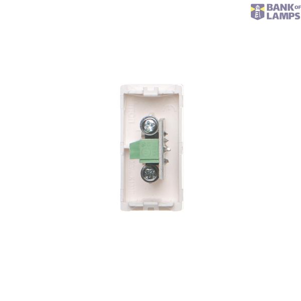IP44 single socket outlet with frame seal - transparent flap, 16A, cream white/electro white image 1
