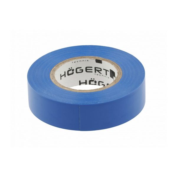 HOEGERT Insulation tape 0.13 mm x 19 mm x 20 m, blue image 1