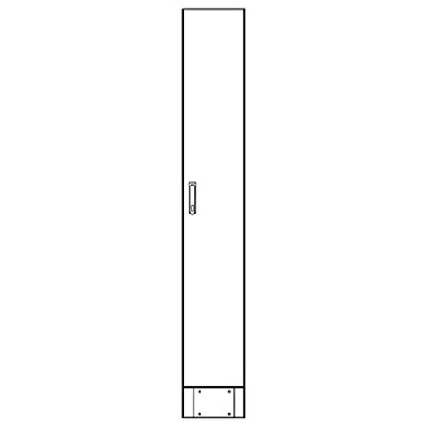 Leerverteiler 1-Feld, 2000x300x230mm mit Sockel, 1-trig image 1