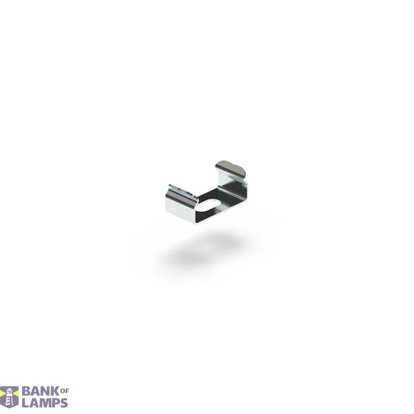 Steel spring clip L 20 B 10 H 9 colour: inox image 2
