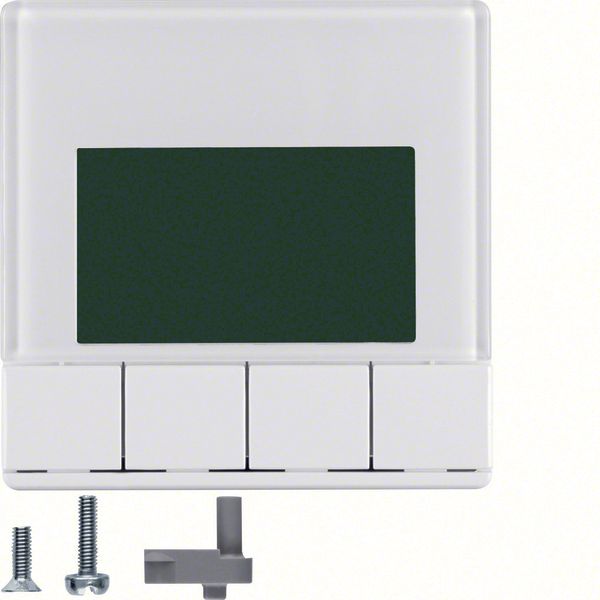 Info display, KNX - Q.1/Q.3, p. white velvety image 1