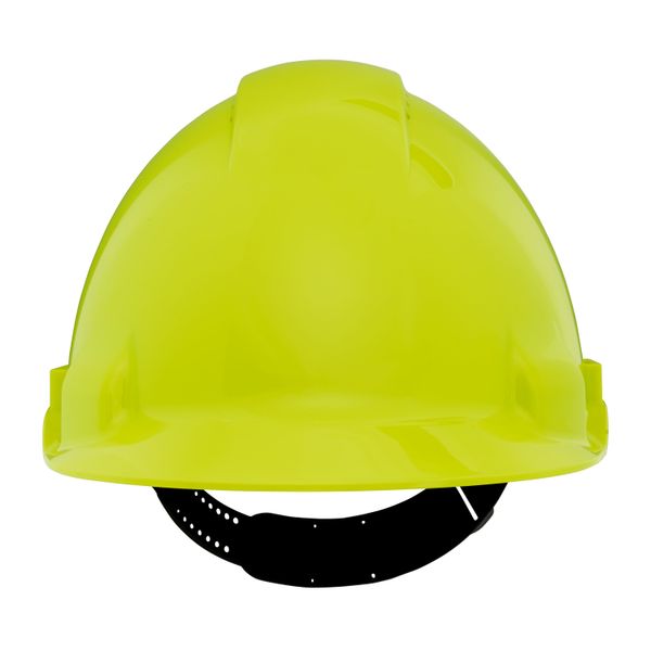 3M™ Hard Hat, Uvicator, Pinlock, Ventilated, Plastic Sweatband, Hi-Viz image 3