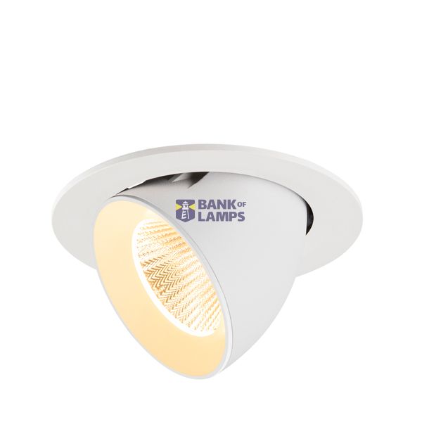 NUMINOS© GIMBLE L, recessed CL 3000K, 40ø, IP20, round, wh image 1