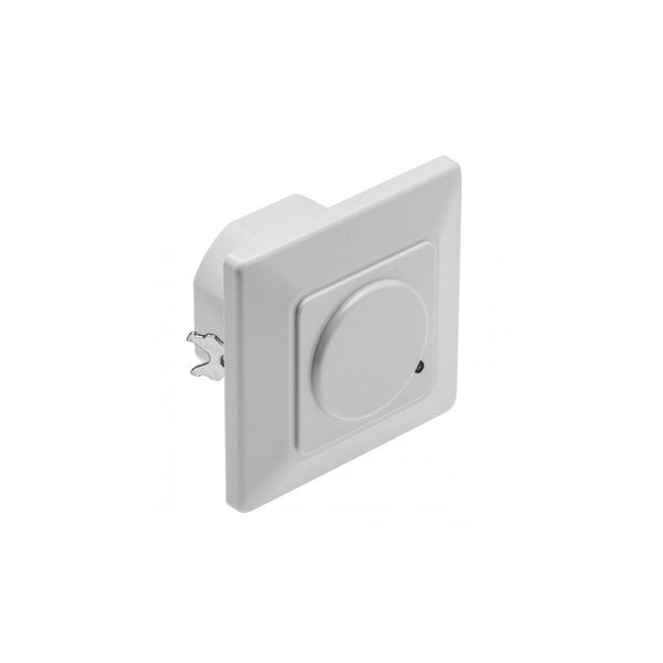 Microwave motion sensor CM-4, max. 1200W, AC220-240V, 50/60Hz, angle 180°, range 5-15m ± 1-1,8m, IP20,  working with LED, recessed, white housing image 1
