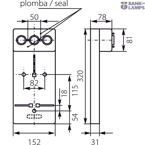Meter board TL-1F-3X25A image 2