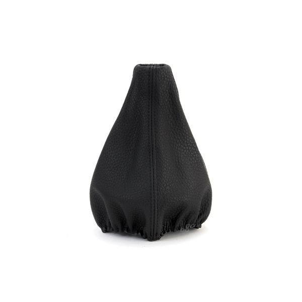Gear lever cover- leather black yarn image 1