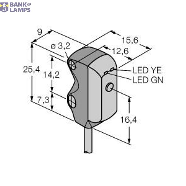 Photoelectric Sensor Retroreflective Sensor   VS3AN5XLV image 2