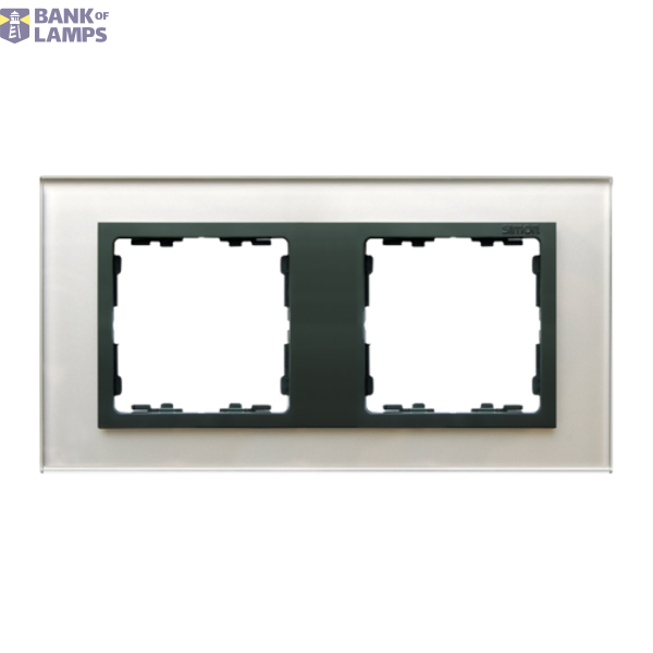 Double frame, glass, Gray / Graphite image 1