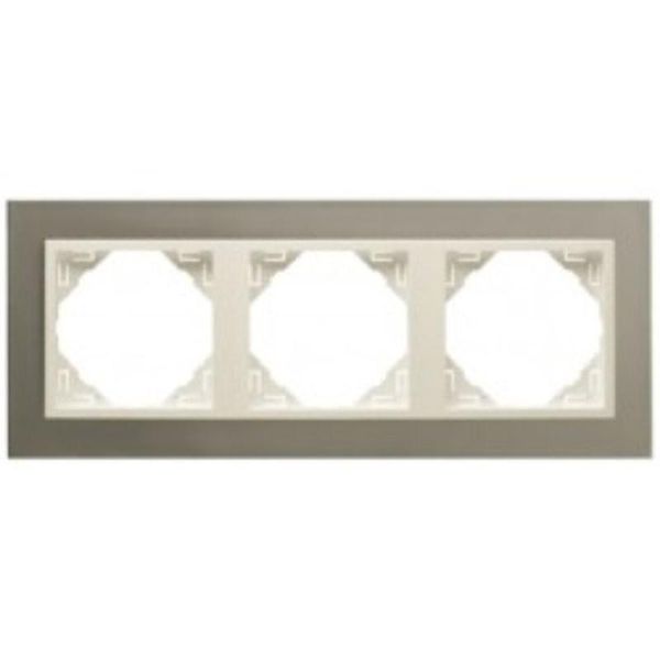 TRIPLE FRAME TITANIUM/PEARL image 1