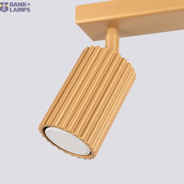STYLISH GOLDEN SPOTLIGHTS ON A CEILING STRIP FROM THE KARBON FAMILY FOR THE HALLWAY image 11
