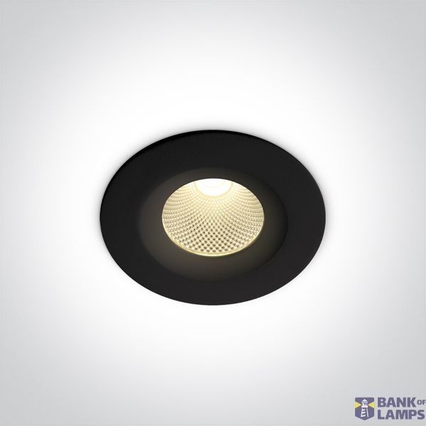 BLACK 7W CCTV IP20 60deg 230V image 1