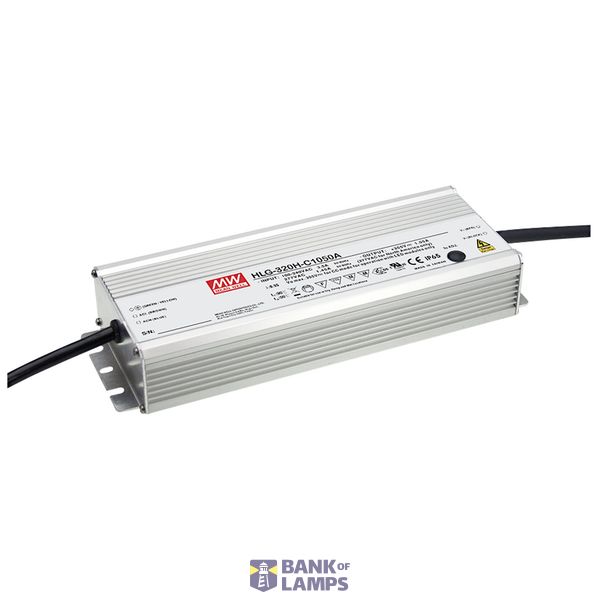 HLG-320H-C700B LED driver, IP67 299.6W, 214-428V, 700mA CC dimmable, MEAN WELL image 1