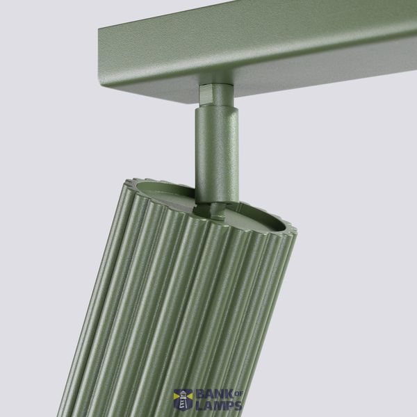 CEILING STRIP WITH TWO MOVABLE GREEN REFLECTORS, CARBON SERIES 2XGU10 image 11