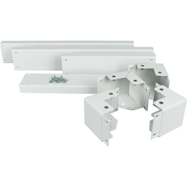 XLSPH264 Plinth H=200mm, W=600mm, D=400mm, grey image 4