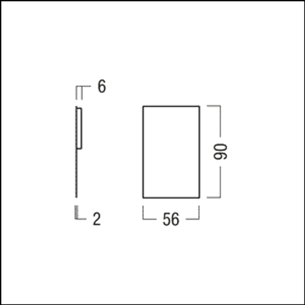 SUI 3PH/L3+DALI TRACK PROF-U ENDCAP BK - Cover plate image 2