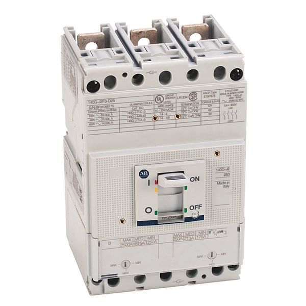 140G 250A J Frame Molded Case Ckt-Bkr image 1