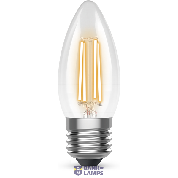 Filament Candle(C35) 4.2W ES(E27) 4000K Clear image 1