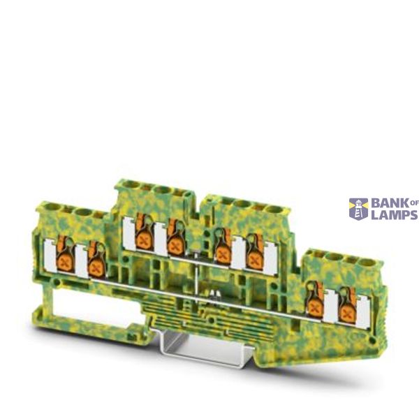 XTTB 2,5-QUATTRO-PE - Protective conductor double-level terminal block image 1