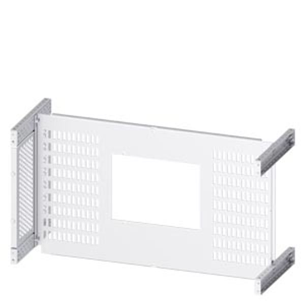 Mounting plate 3VA27 (1600 A), 3-pole, withdrawable, RCD: without, H: 450 mm W: 800 mm image 1