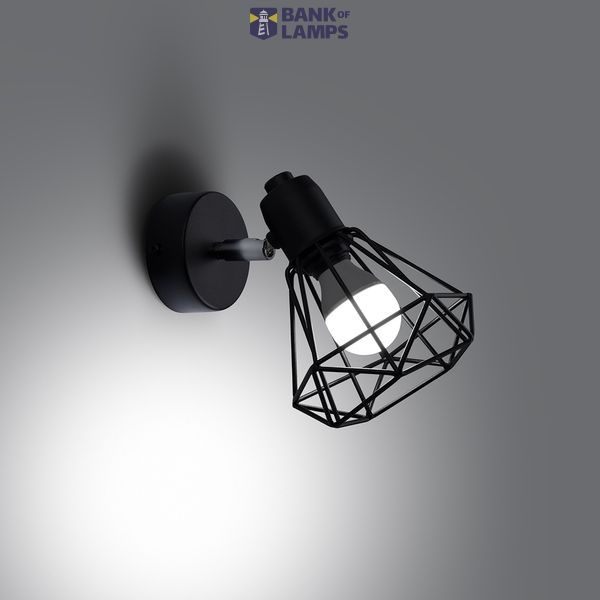 WALL LAMP ARTEMIS 1 BLACK E14 1X40 IP20 image 6