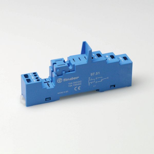 Klem aansluitvoet blue for 35mm.rail, 46.61 mod.99.02 (97.51) image 2