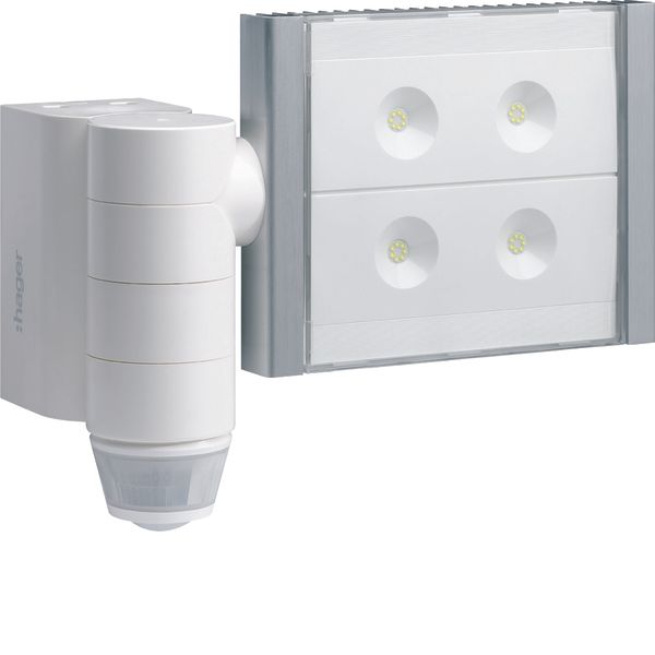 LED floodlight with PIR 220/360° RF QL white image 1