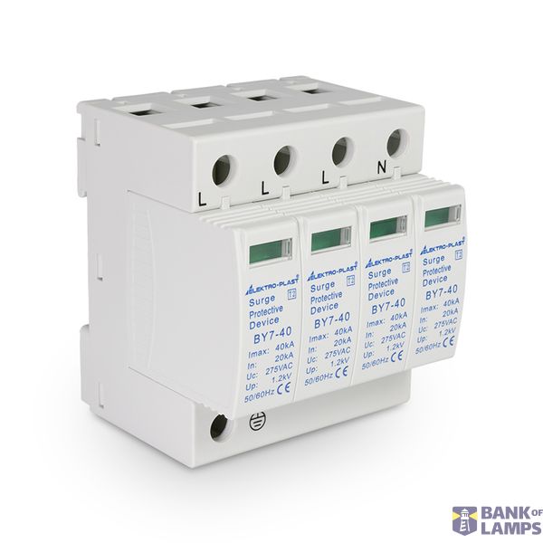 Surge arrester C 4P (T2 AC) BY7-40/4-275 image 1